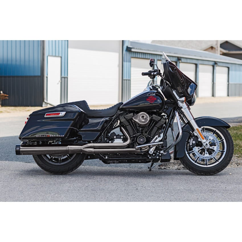 S&S Sidewinder Lava Chrome 2-1 Exhaust System for Harley 17-24 Touring