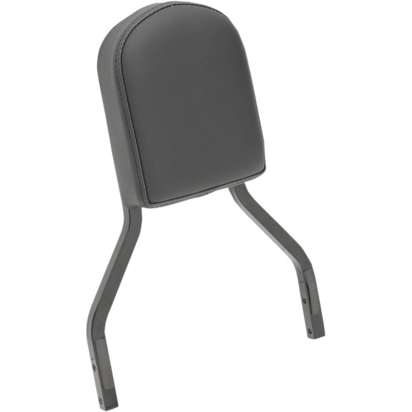 Drag Short Solar Leather Top Stitch Backrest Pad for Square Sissy Bars Harley