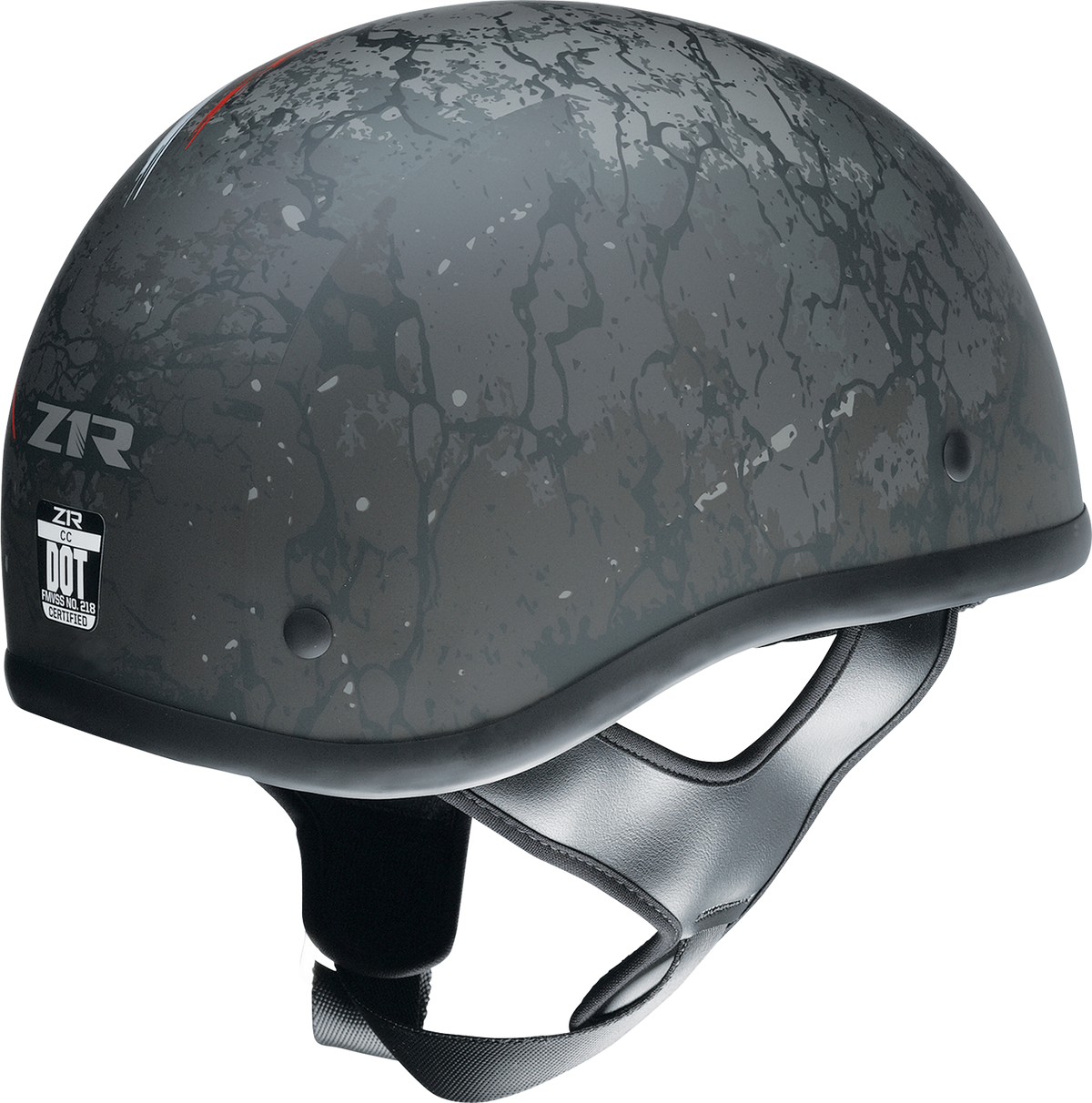 Z1R CC Beanie Justice Helmet - Black/Red/White/Blue