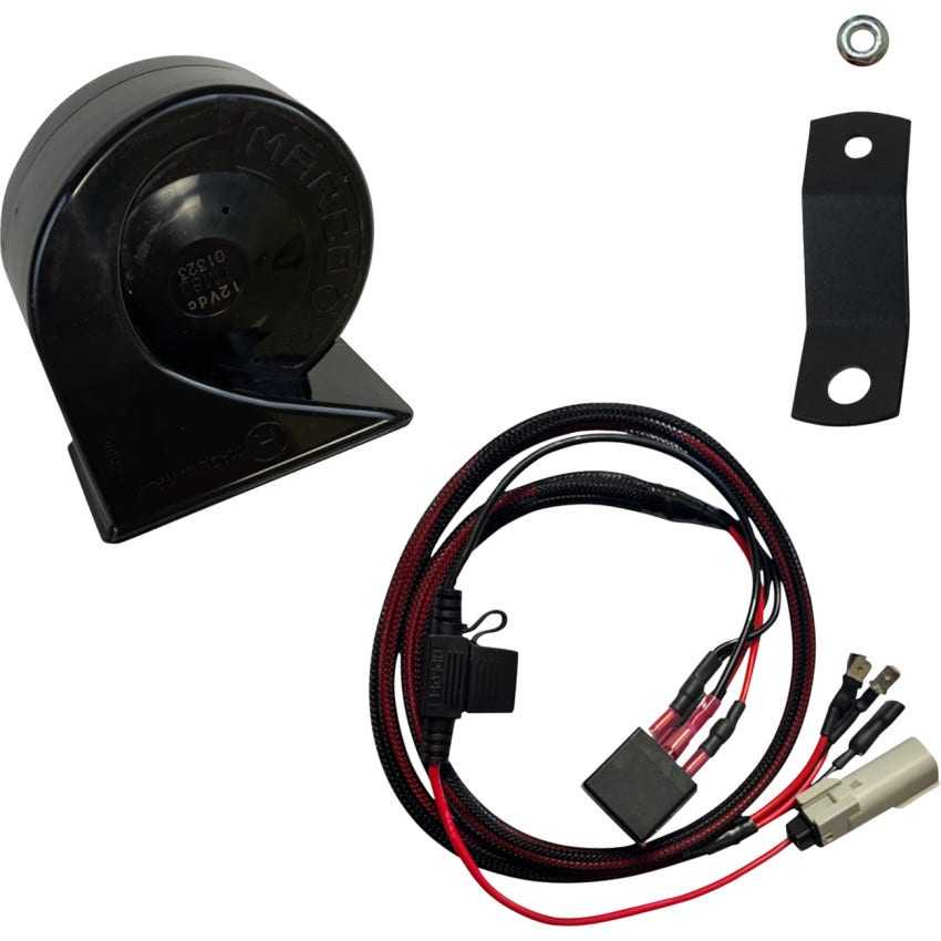 Custom Dynamics CD-HORN-25ST Electromagnetic Dual Horn Kit 4 Harley-Davidson
