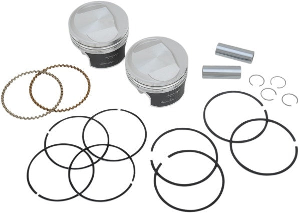 Wiseco K0216P3 Tracker Pistons +0.30 Bore 1340 Harley Evo Big Twin 84-99