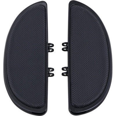 CycleSmiths Banana Boards Black 14" Front Floorboards Harley Softail 18-Up