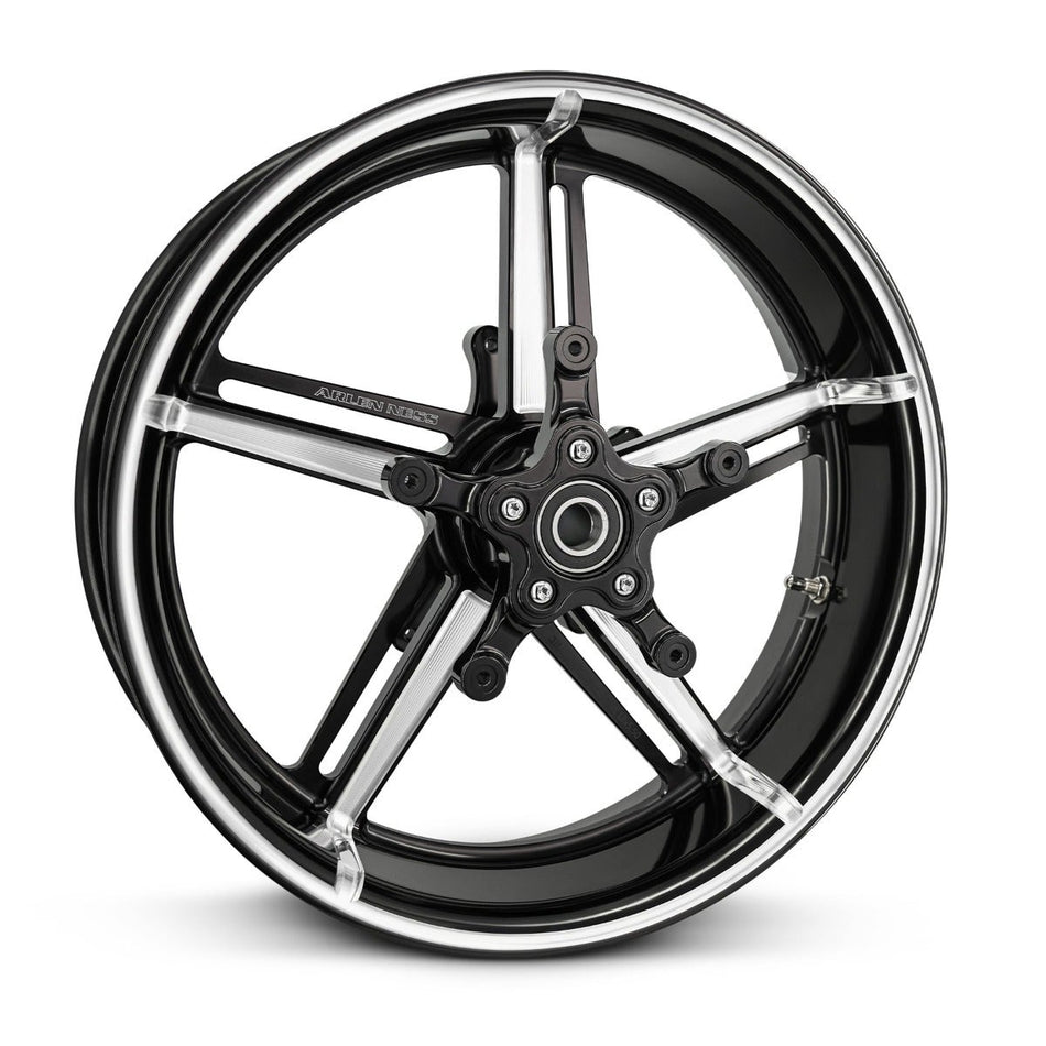 Arlen Ness Black Factory 24 Forged 18"x5.5" Fat Front Wheel for 24-Up Harley
