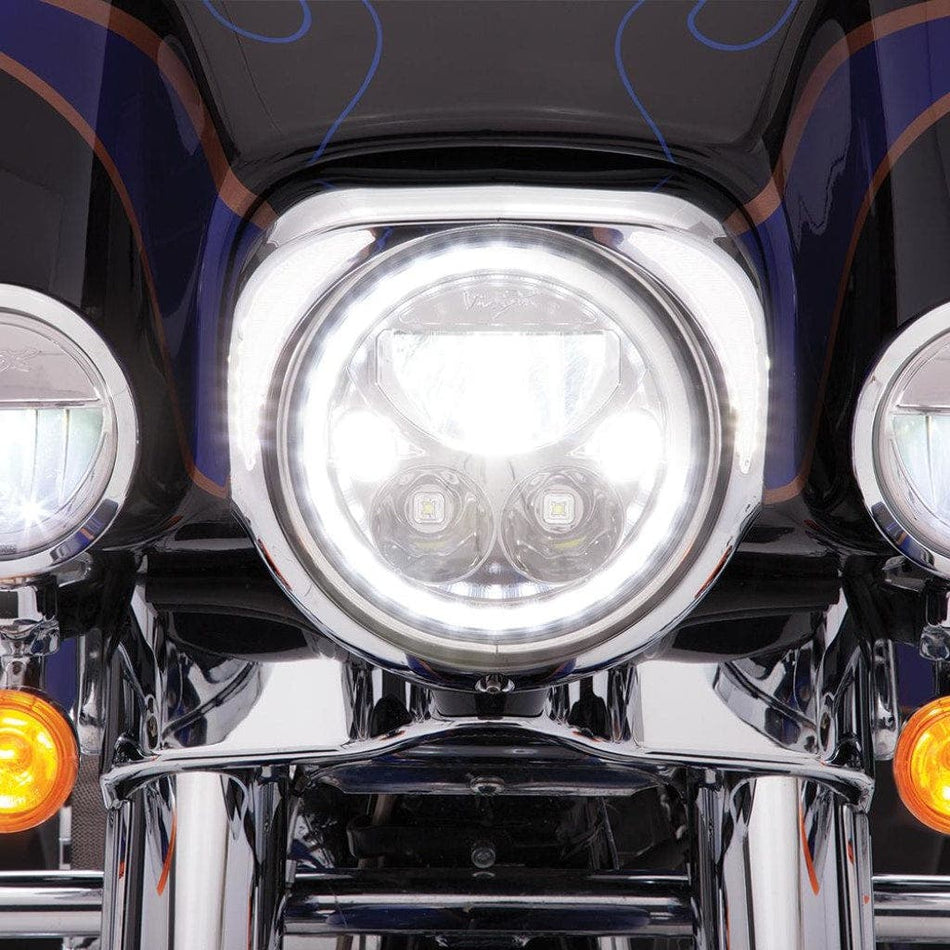 Ciro FANG® LED Headlight Bezel for 14-24 Harley Davidson Touring Models