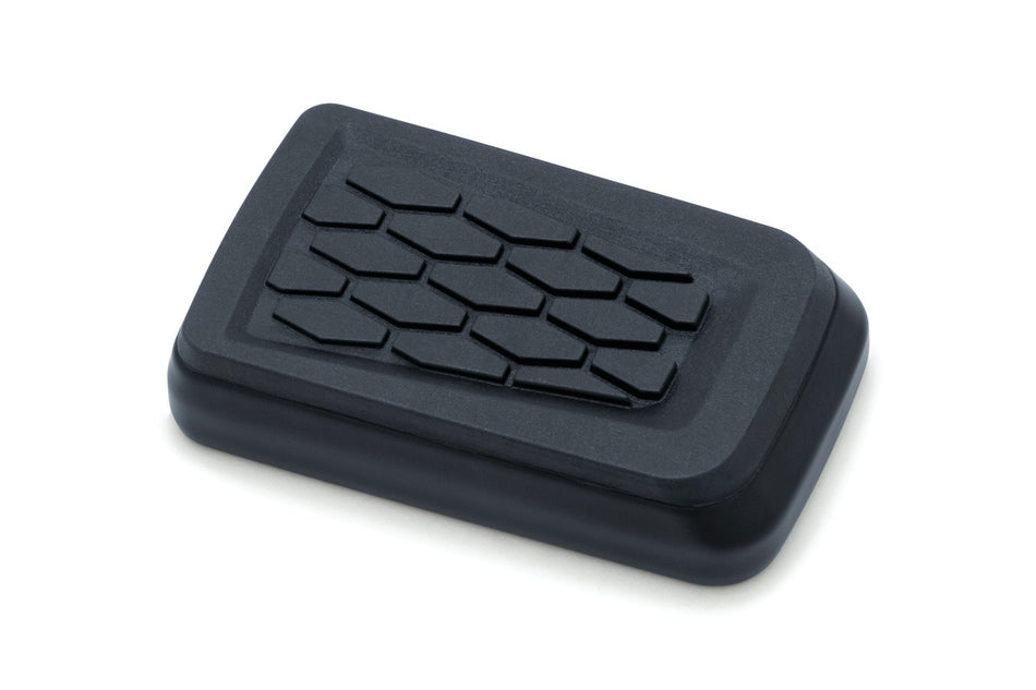 Kuryakyn 5917 Satin Black Hex Brake Pedal Pad 84-17 Harley FXST & 93-17 FXDWG