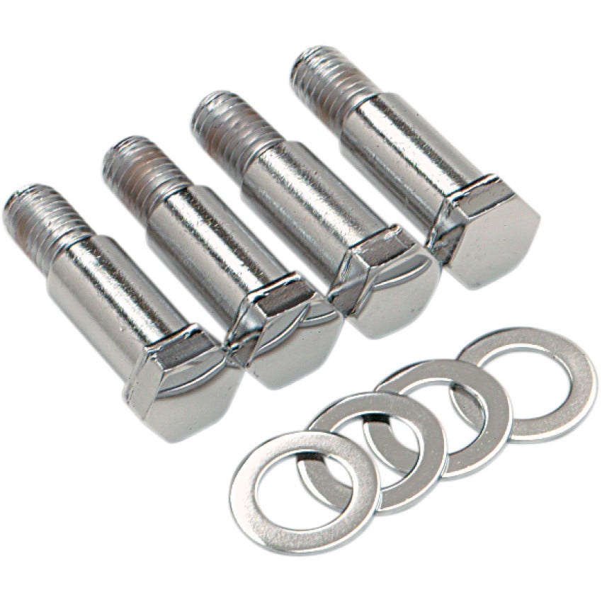 Gardner Wescott Chrome Shock Mounting Bolts for Harley Softail 84-99