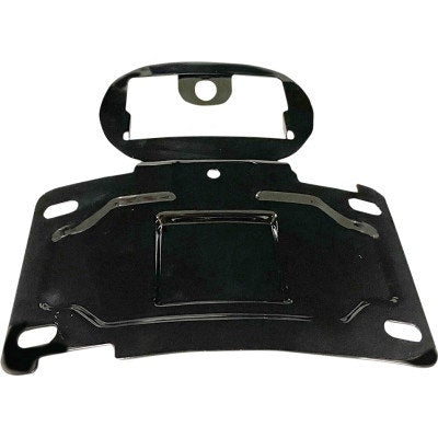Custom Dynamics CD-TLLP-KIT-B Black License Plate Relocation Kit Harley Touring 14-Up