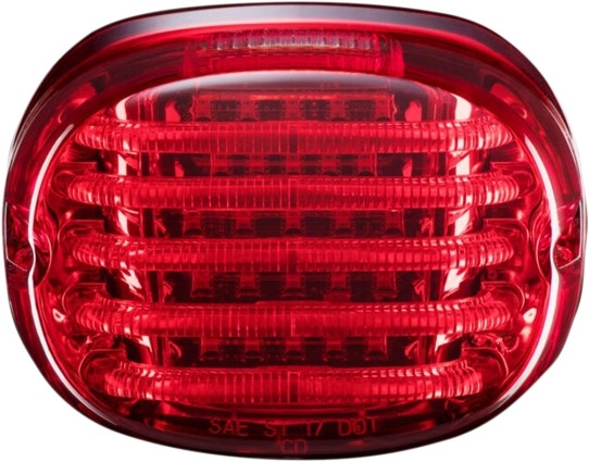 Custom Dynamics PB-TL-SBW-R Red ProBeam LED Squareback Brake Taillight 99-19 FLHT