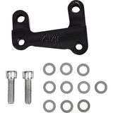 RC Components Black Front 320 MM Caliper Adapter Bracker For Harley
