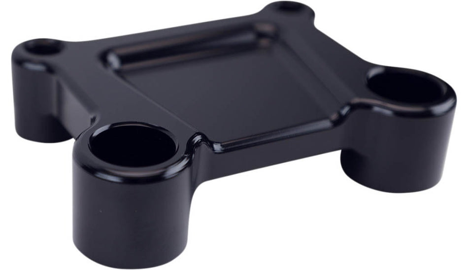 LA Choppers T-Bar Handlebar Adapter Black Harley Touring Batwing FLH 85-Up