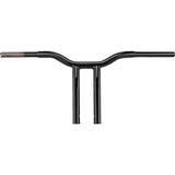 LA Choppers 1-1/4" One-Piece Pullback Kage Fighter T-Bars Harley