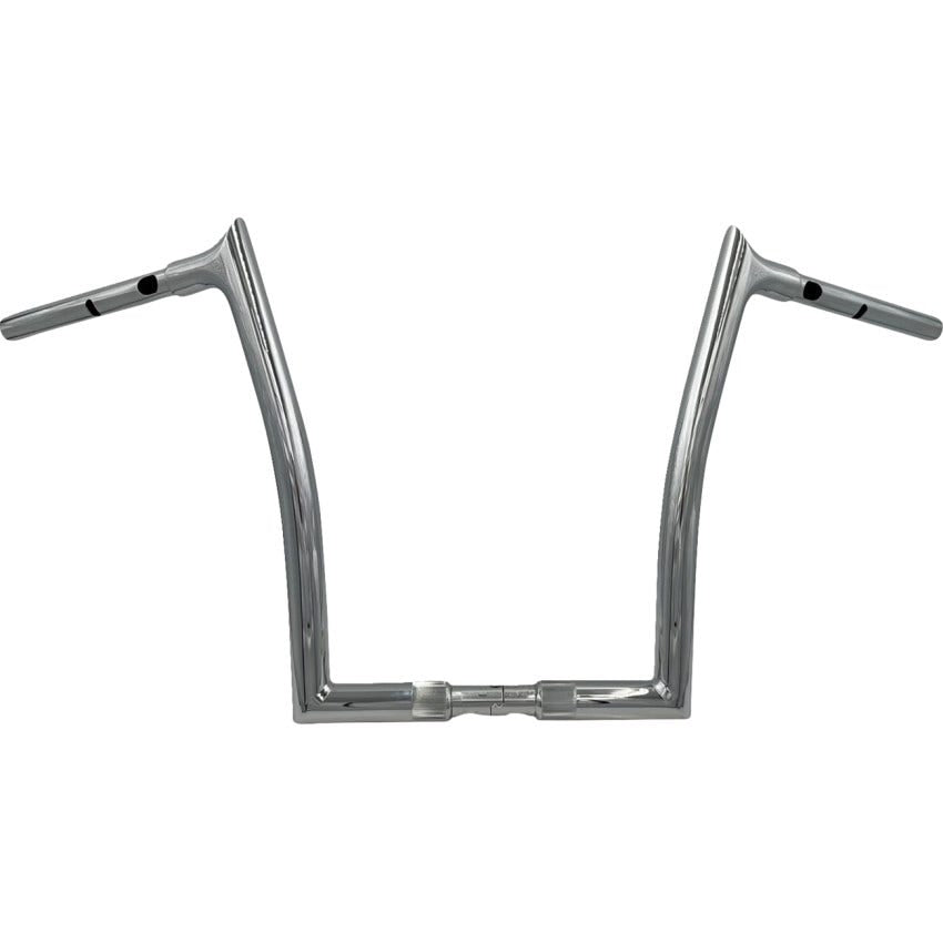 FBI Inc Chrome 1-1/4" EZ Install Pointed Top 14" Handlebar for 23.5-Up FLTRX