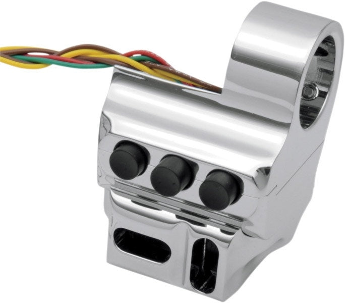 Performance Machine Chrome Right Five Button Brake Switch Housing Harley 96-13