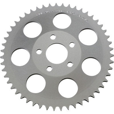 PBI Sprockets 2072-51C Chrome Aluminum Rear Drive 49T Sprocket Harley BT 73-86