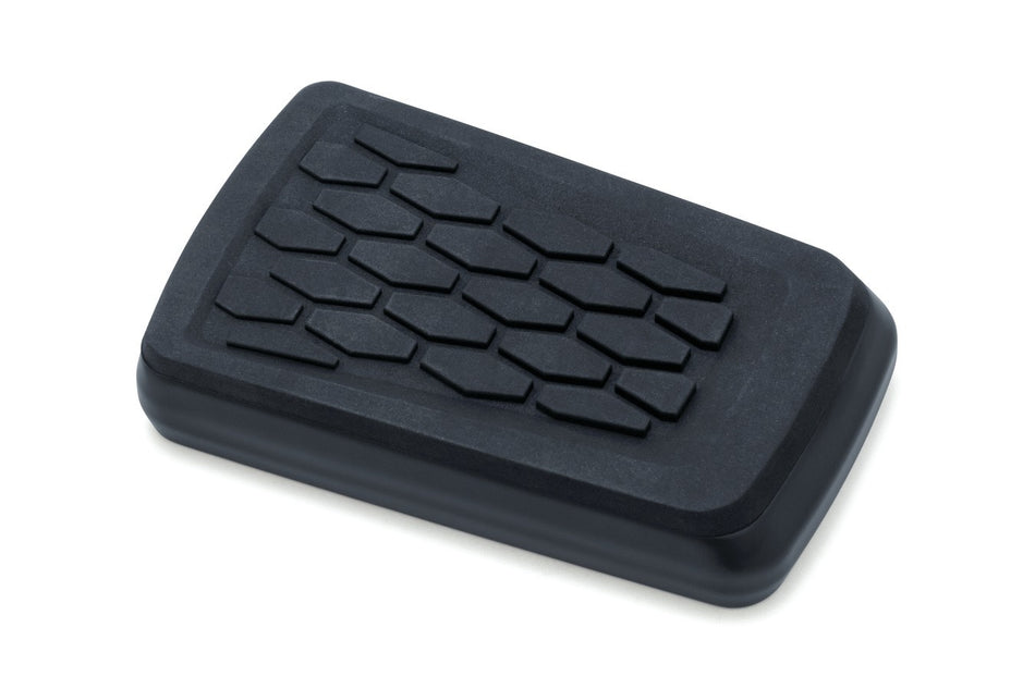 Kuryakyn 5915 Satin Black Hex Brake Pedal Pad 80-19 Harley Touring Softail