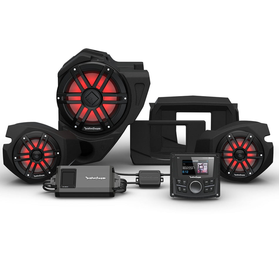 Rockford Fosgate PMX-2 800 Watt Front Color Optix Speaker Subwoofer Polaris RZR
