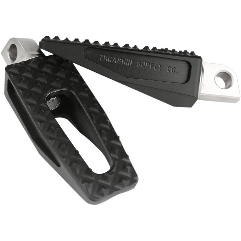 Thrashin Supply Company Black P-54 REAR Pegs Slims Grip '18 Harley FX TSC-2029-1
