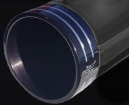 RC Components RCX-1 4.5" Slip-Ons Black Flo Eclipse Harley M8 Touring 17-20