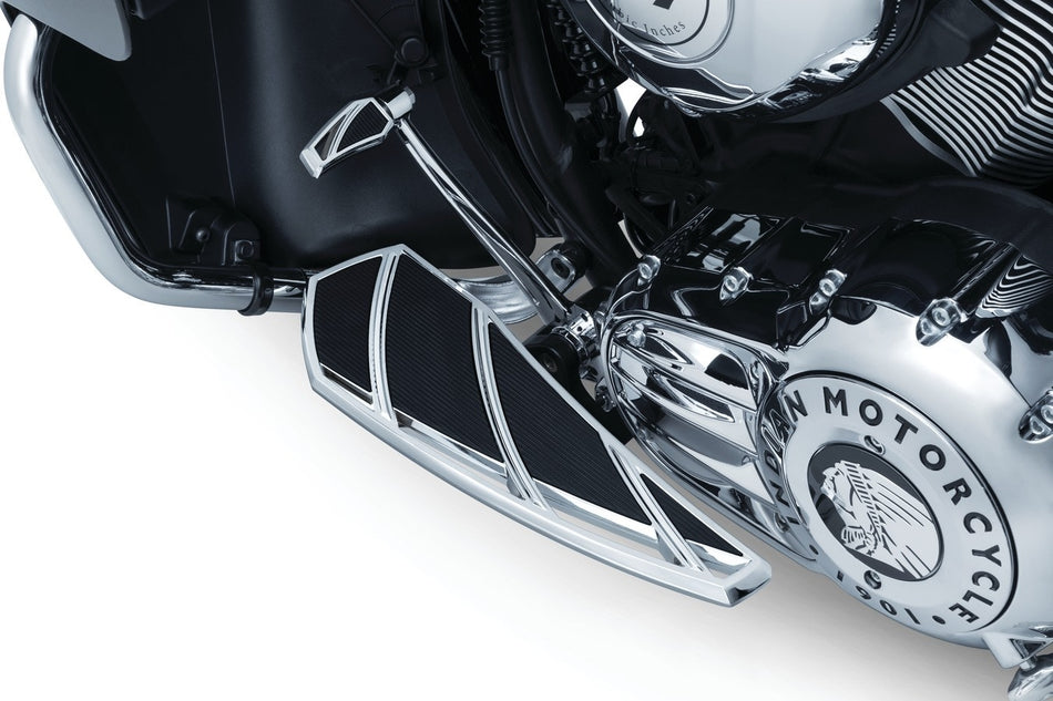 Kuryakyn 5771 Gloss Black Phantom Driver Floorboards 14-20 Indian Models