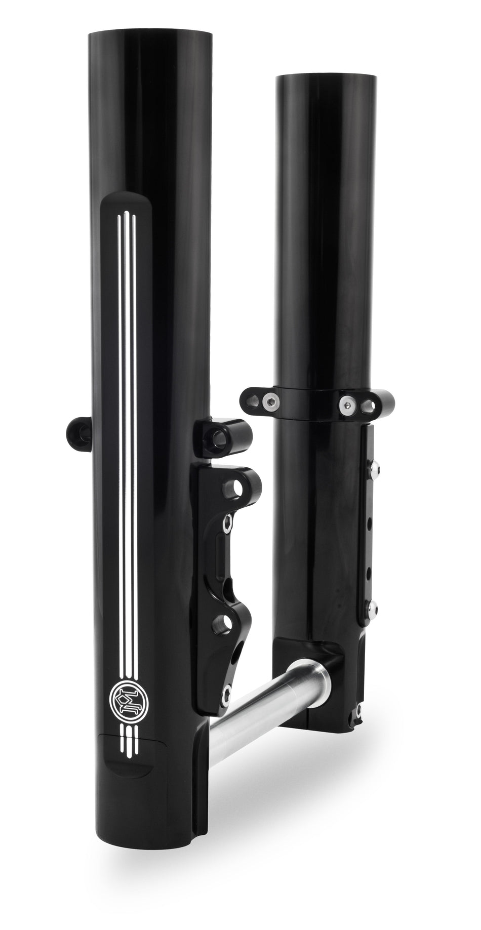 Performance Machine PM Black Contrast Dual Disc Lower Legs Sliders 14-18 FLH