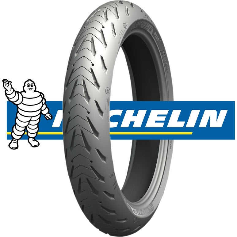 Purchase Michelin 99303 Road 5 Motorcycle All Weather Performance Front Tire 120/60ZR17 0301-0716 03010716 from Eastern Performance Cycles. Great prices and free shipping!