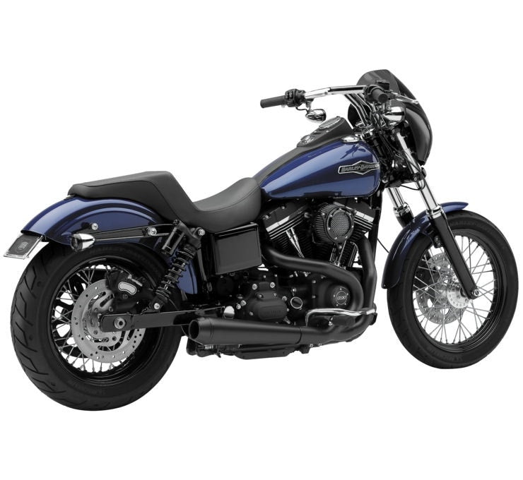 Cobra USA 6496B Black 3.5" El Diablo 2-Into-1 Exhaust 06-11 Harley Dyna FXD