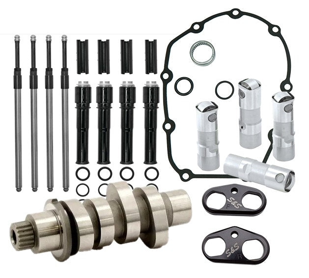 S&S Zippers Milwaukee Eight 472 Cam Power Kit Harley M8 17-Up - Black