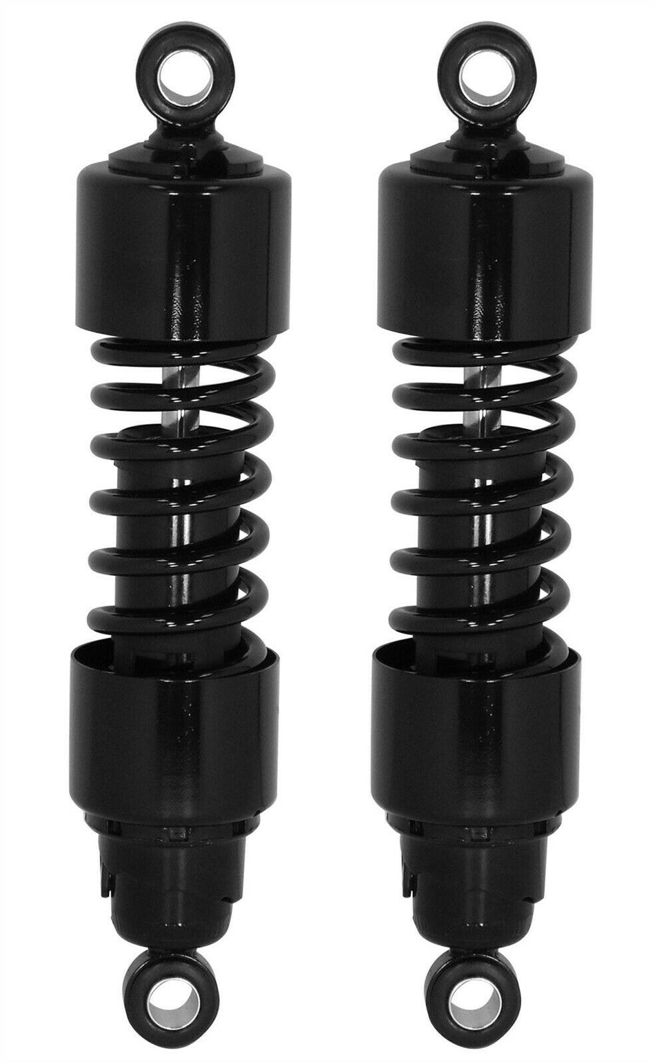 Mid USA 29043 Black Premium 11" Shocks Harley Big Twin Sportster XL 79-03