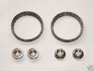 Exhaust Installation Kit-Crush Gaskets & Serrated Nuts for Harley EPX