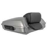Hogworkz Razor Tour Pack Slim Backrest Black Hardware for Harley® FLH '97-'25