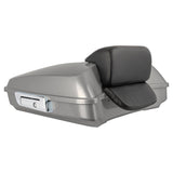 Hogworkz Razor Tour Pack Slim Backrest Chrome Hardware for Harley FLH '97-'24