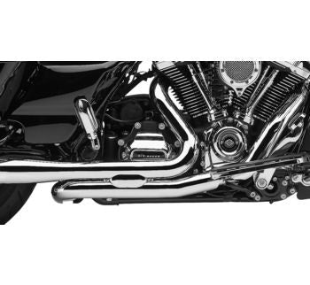 Cobra 6255 Powersport Dual Head Pipes Chrome Harley M8 FLH/T 17-20