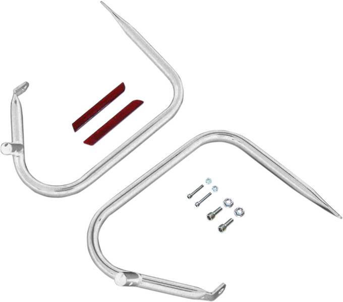Drag Chrome Saddlebags Guards Support Kit OE Repl 4928309 Harley Touring 09-13
