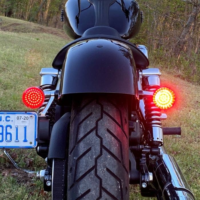 Custom Dynamics Red Dual Function Led Turn Signal Insert Harley FLHX FLTRX | GEN-200-R-1157
