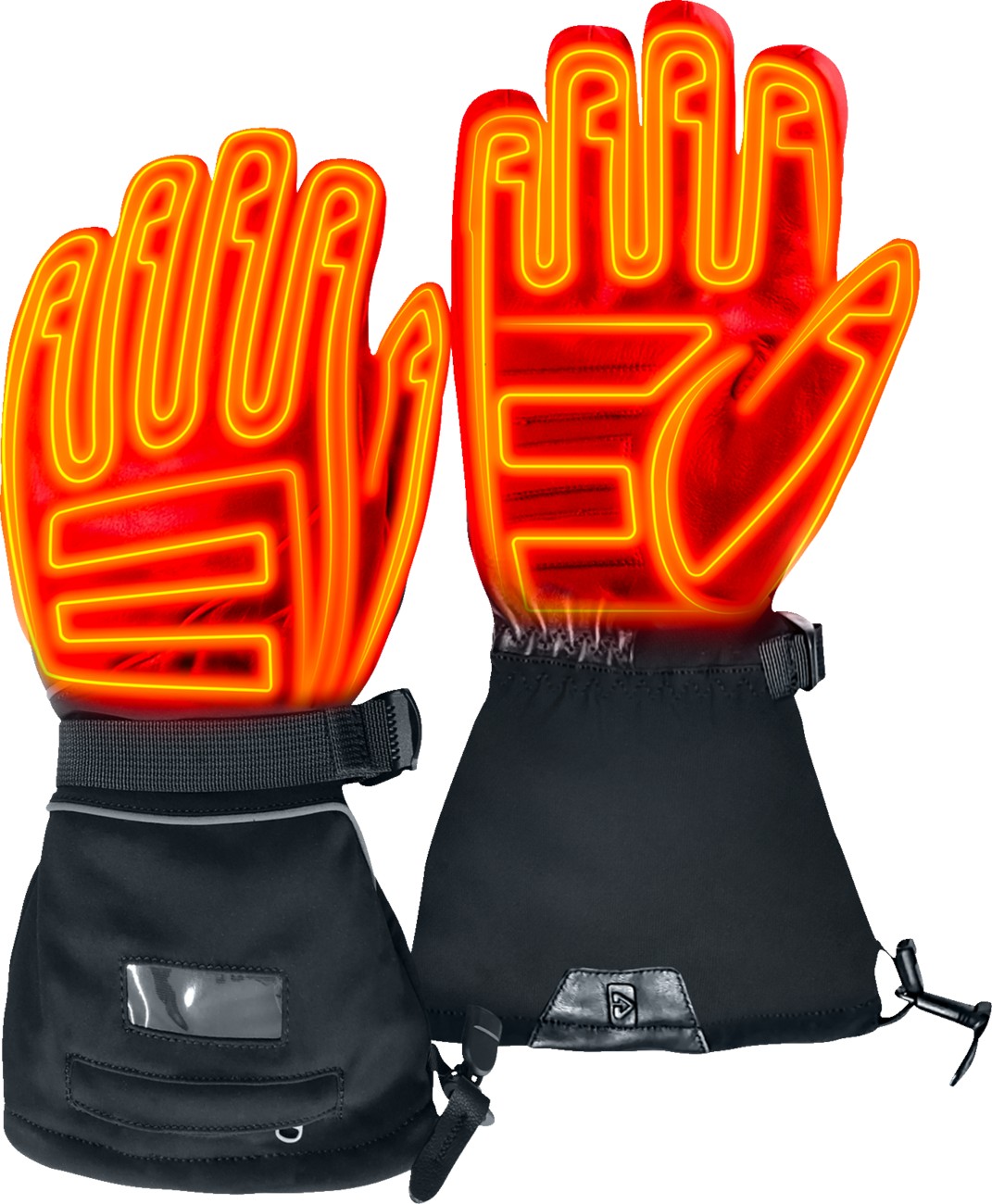 Gerbing Heated Clothing 12V GT5 Hybrid Motorcycle Heated Gloves - Black