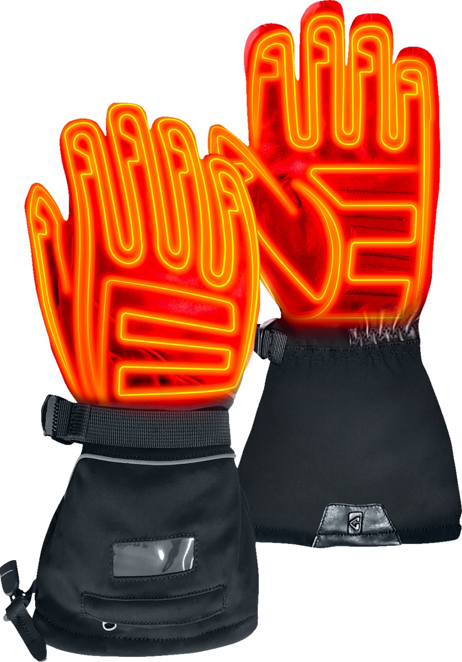 Gerbing Heated Clothing 12V GT5 Hybrid Motorcycle Heated Gloves - Black