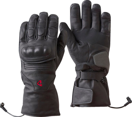 Gerbing Heated Clothing 12V Vanguard Motorcycle Heated Gauntlet Gloves - Black