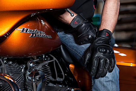 Gerbing Heated Clothing 12V Vanguard Motorcycle Heated Gauntlet Gloves - Black