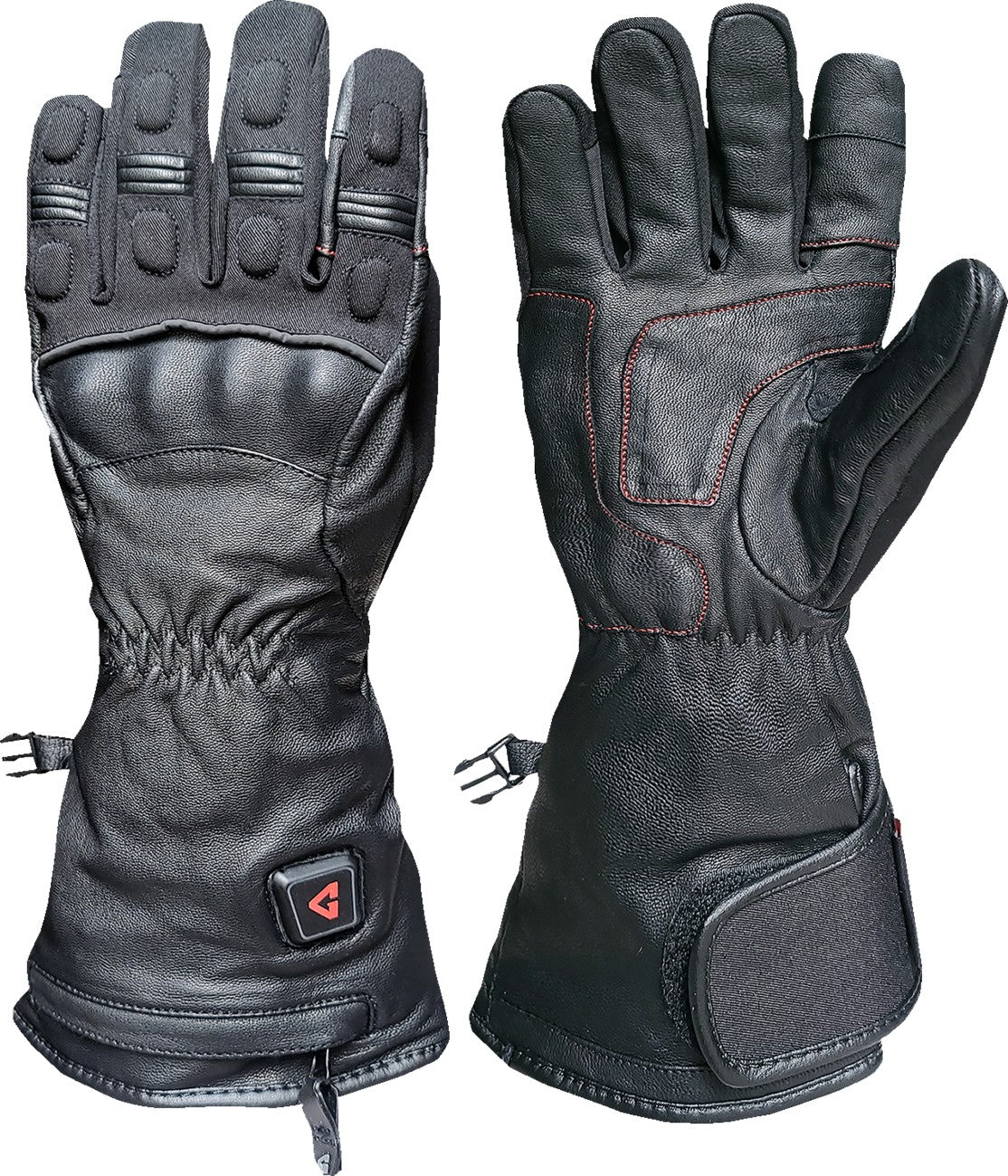 Gerbing Heated Clothing 7V Hard Knuckle Battery Powered Heated Gloves - Black