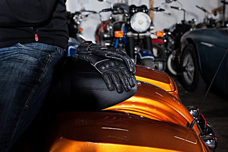 Gerbing Heated Clothing 7V Hard Knuckle Battery Powered Heated Gloves - Black