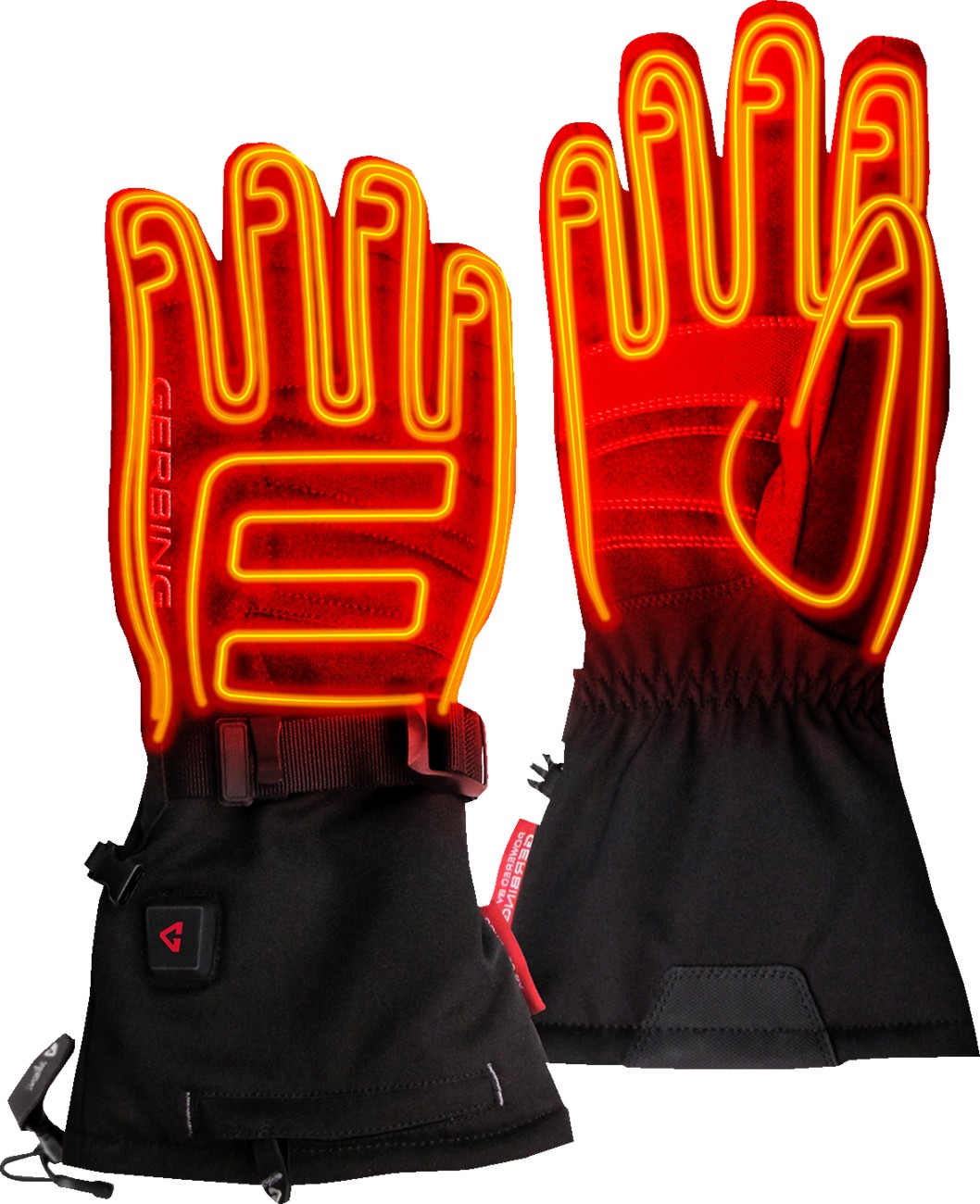 Gerbing Heated Clothing Mens 7V S7 Battery Powered Heated Gloves - Black