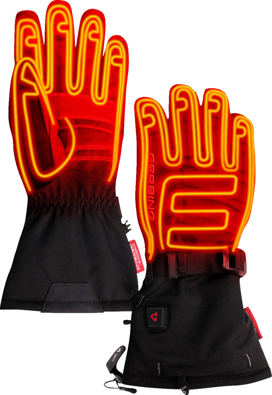 Gerbing Heated Clothing Womens 7V S7 Battery Powered Heated Gloves - Black