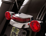 Ciro Chrome Crown Taillight Lightstrike Tech Harley Touring 14-Up