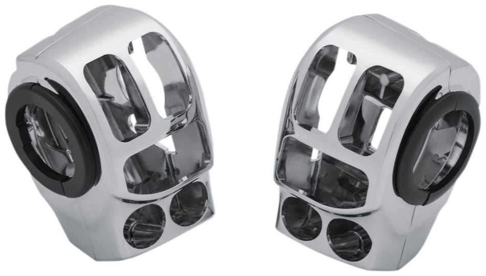 Kuryakyn Chrome Switch Housings Handlebar Control Kit Harley Touring 14-20