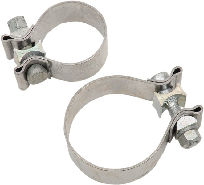 Khrome Werks High Strength Stainless Steel Exhaust Muffler Clamps 1.34" - 2"
