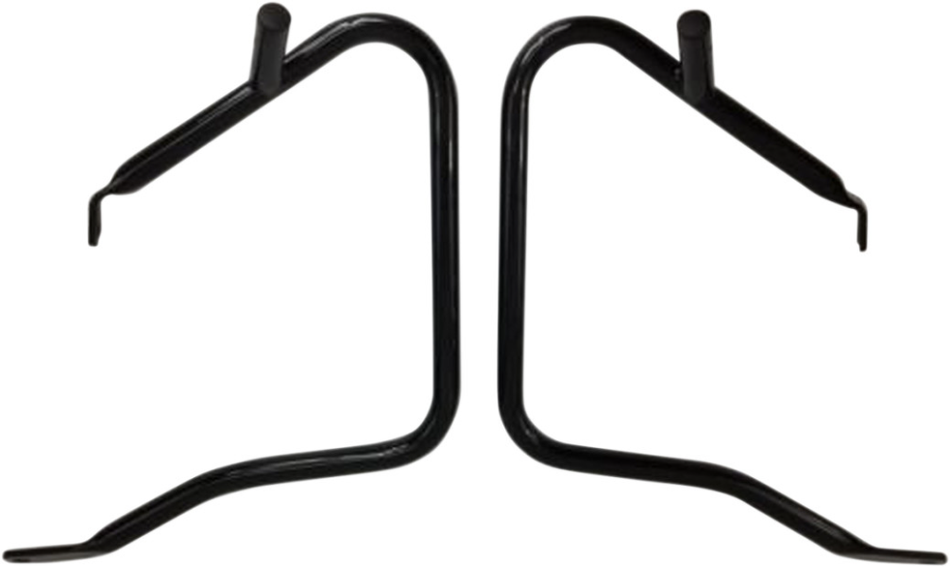 Drag Black Saddlebags Guards Support Kit OE Repl 90200791 Harley Touring 14-Up