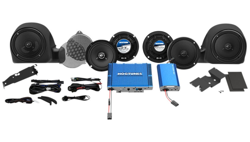 Hogtunes 550w Speaker and Amplifier Kit Harley Touring Ultra 14-Up QC ULTRA 6-RM