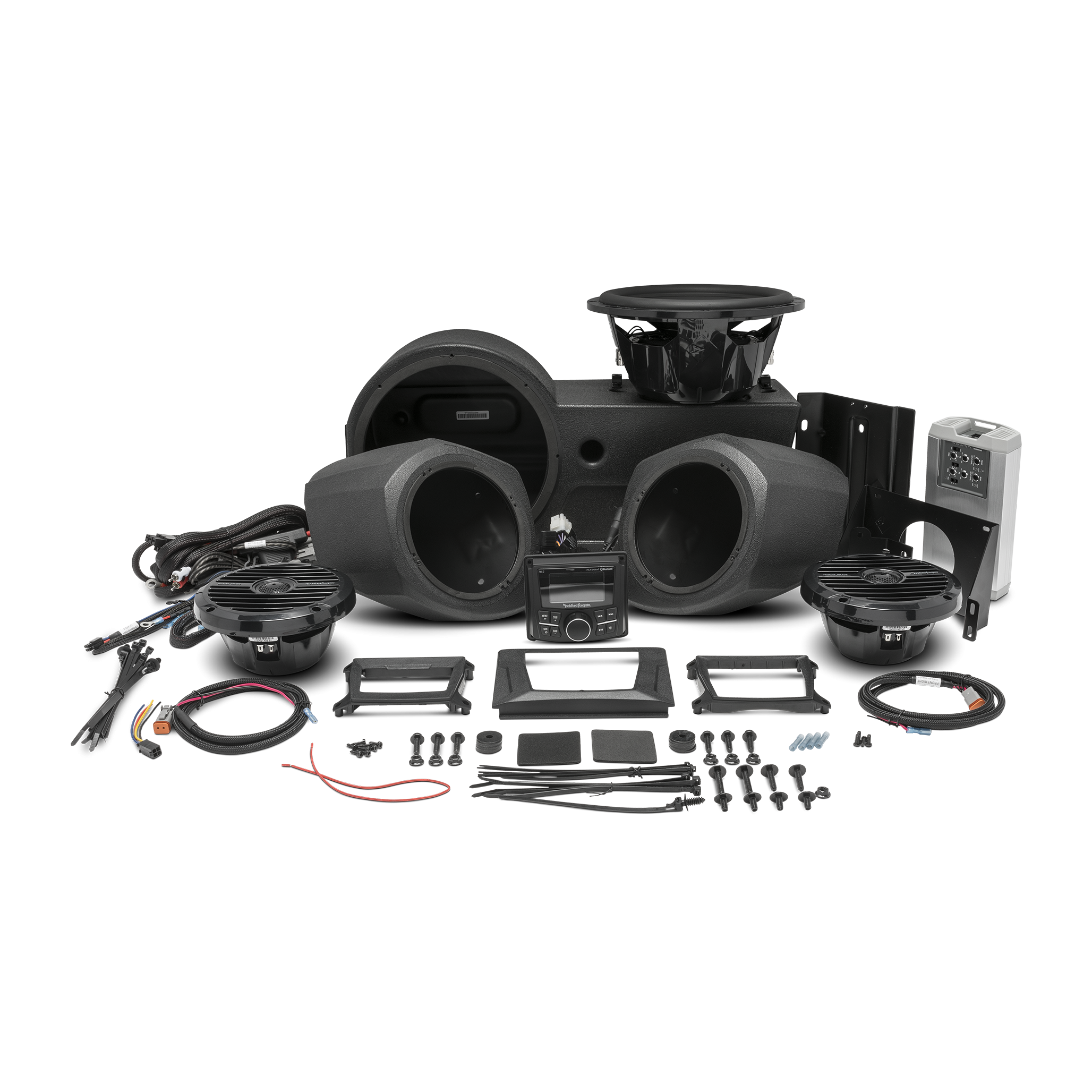 Purchase Rockford Fosgate Polaris GNRL-STAGE3 Speaker Sub Kit 16-19 Polaris General from Eastern Performance Cycles. Great prices and free shipping!