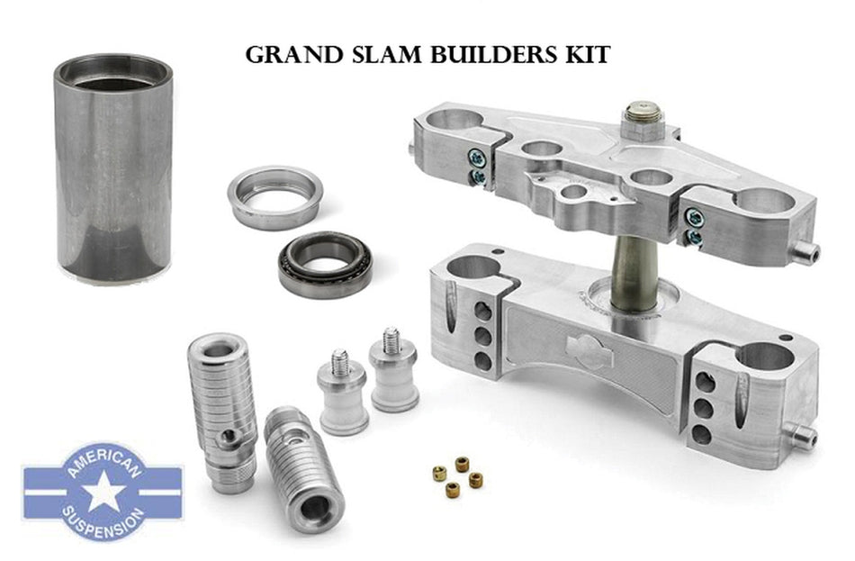 American Suspension 30" Grand Slam Weld In Steel Neck Tube Triple Kit Harley 14-Up