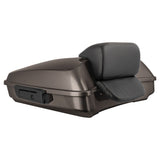 Hogworkz Razor Tour Pack Slim Backrest Black Hardware for Harley® FLH '97-'25